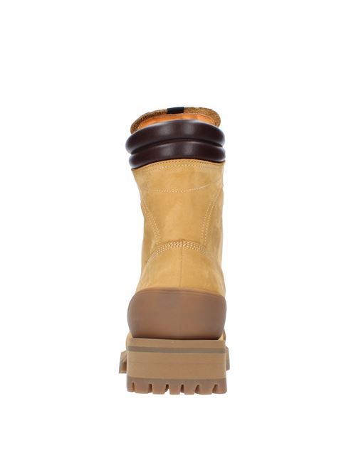 Stivaletti modello PMIE001S22LEA in nabuk e inserti in gomma PALM ANGELS | PMIE001S22LEA0011710GIALLO